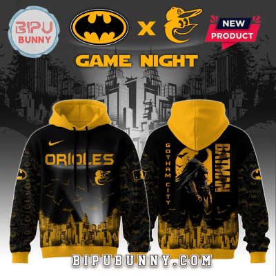 Baltimore Orioles MLB x Batman Game Night Hoodie And Pants