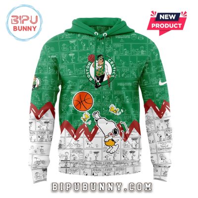 Boston Celtics 75th Anniversary of Peanuts Hoodie And Pants