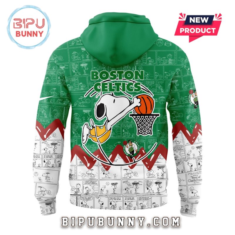Boston Celtics 75th Anniversary of Peanuts Hoodie And Pants