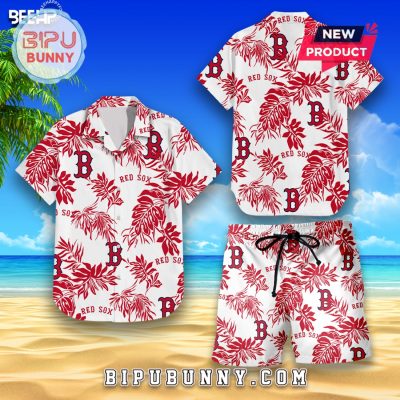 Boston Red Sox Beach Outfit Hawaiian Shirt