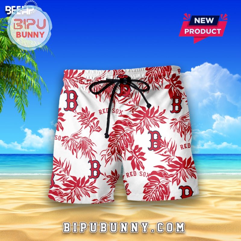 Boston Red Sox Beach Outfit Hawaiian Shirt