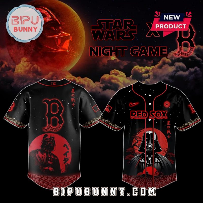 Boston Red Sox x Star Wars Night Game Baseball Jersey