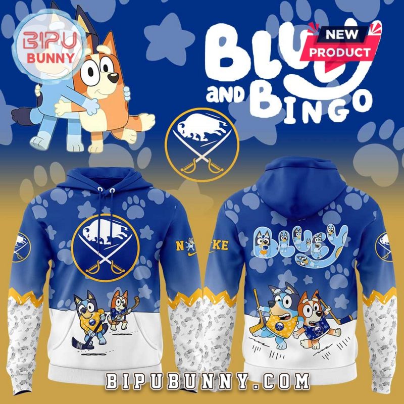 Buffalo Sabres Bluey and Bingo Hoodie And Pants