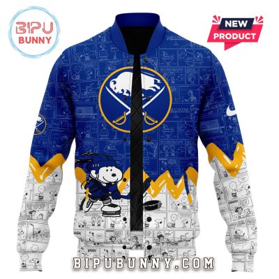 Buffalo Sabres Peanuts Night 2025 Baseball Jacket