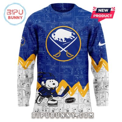 Buffalo Sabres Peanuts Night 2025 Hockey Jersey