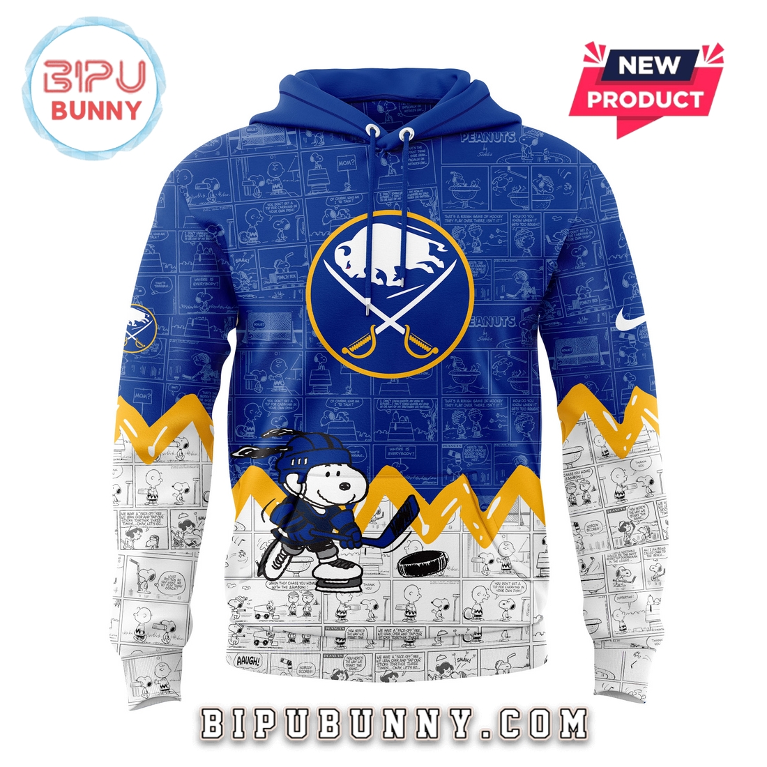Buffalo Sabres Peanuts Night 2025 Hoodie Buffalo Sabres Peanuts Night 2025 Hoodie