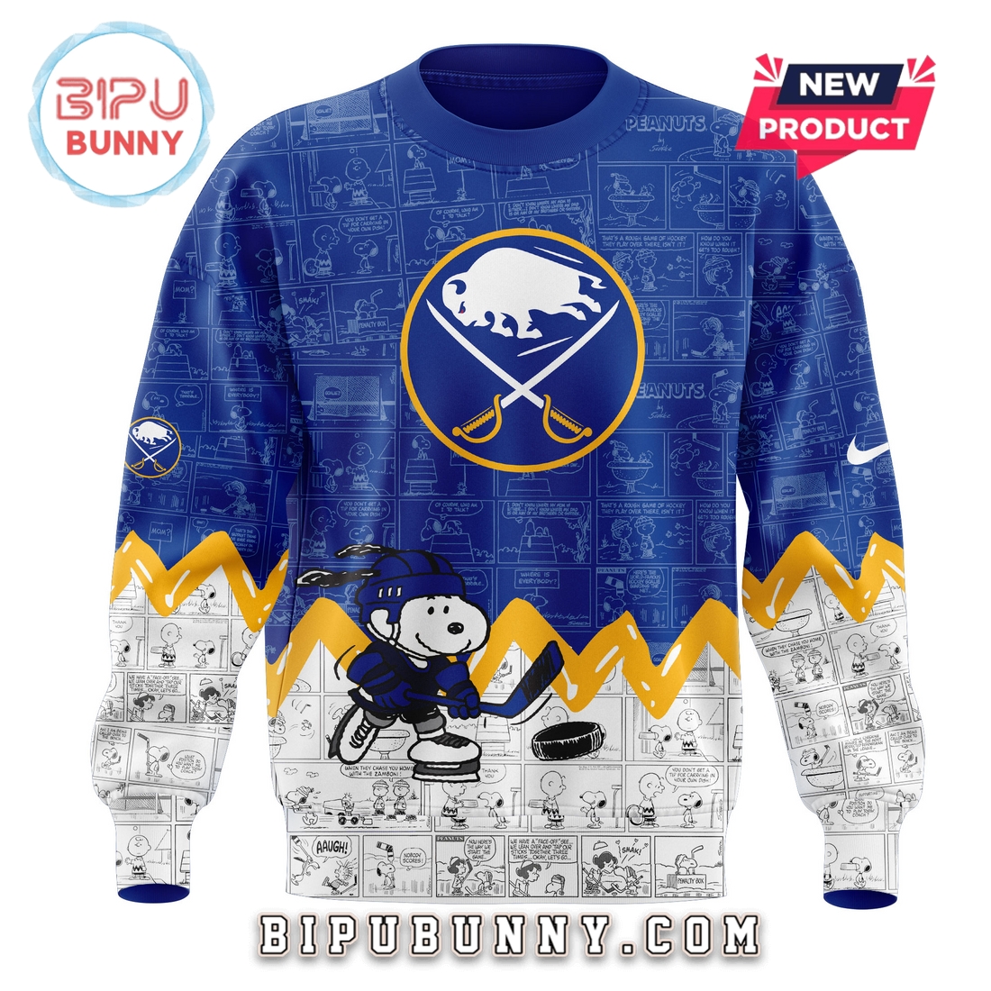 Buffalo Sabres Peanuts Night 2025 Hoodie Buffalo Sabres Peanuts Night 2025 Hoodie