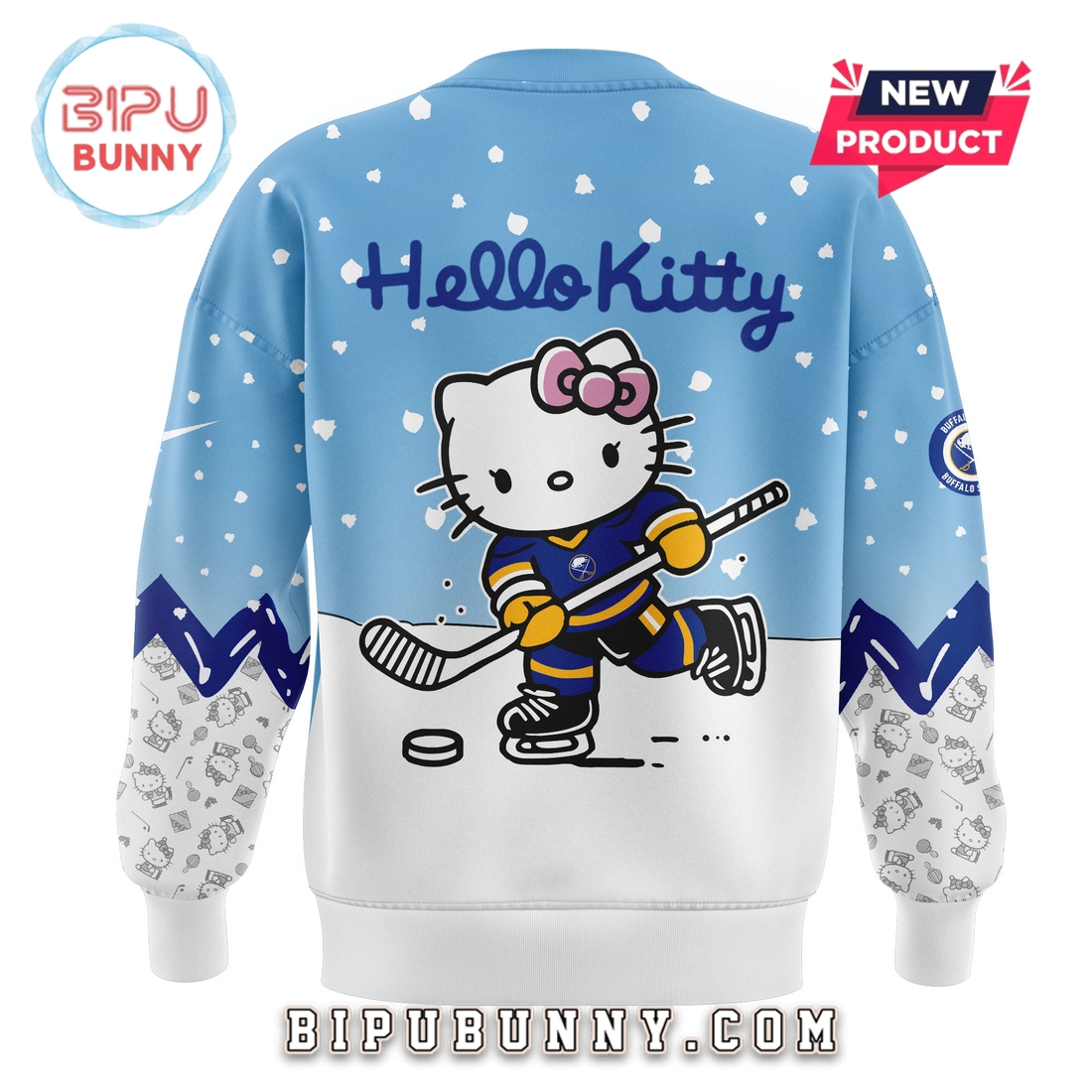 Buffalo Sabres x Hello Kitty 2025 Hoodie Buffalo Sabres x Hello Kitty 2025 Hoodie