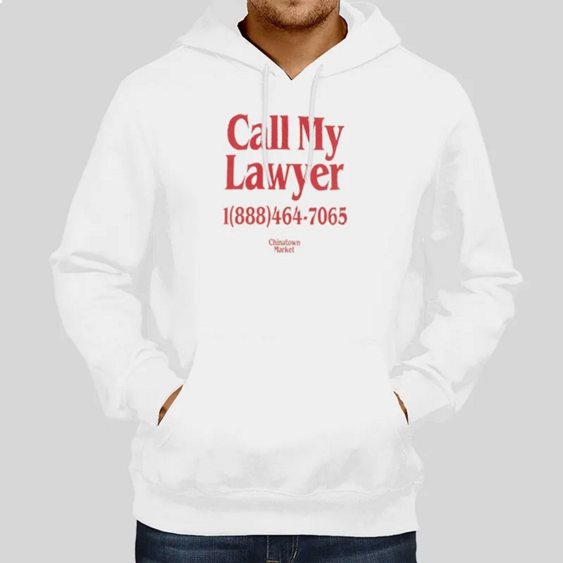 Call My Lawyer Printed Back Chinatown Hoodie Call My Lawyer Printed Back Chinatown Hoodie