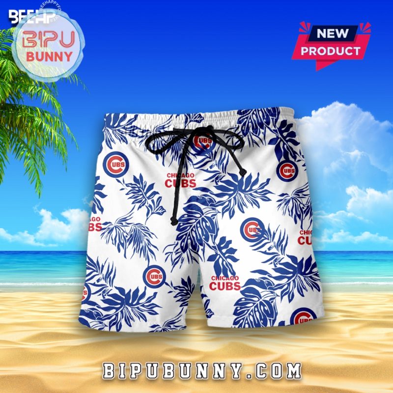 Chicago Cubs Beach Outfit Hawaiian Shirt