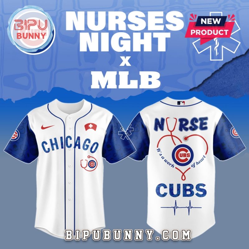 Chicago Cubs MLB Nurses Game Night Baseball Jersey