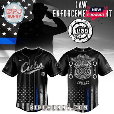 Chicago Cubs MLB x Law Enforcement Night Baseball Jersey