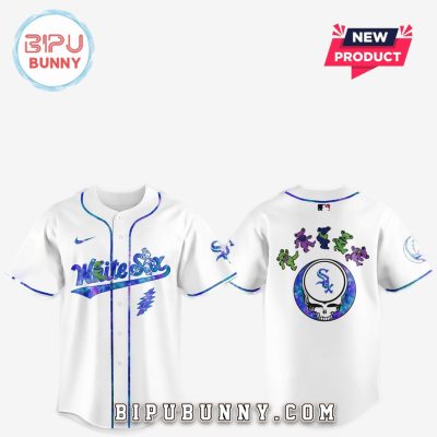 Chicago White Sox 2025 Grateful Dead Night Baseball Jersey