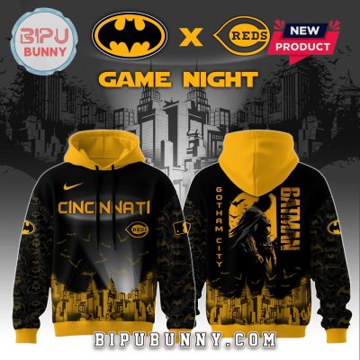 Cincinnati Reds MLB x Batman Game Night Hoodie And Pants