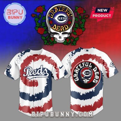 Cincinnati Reds MLB x Grateful Dead Baseball Jersey