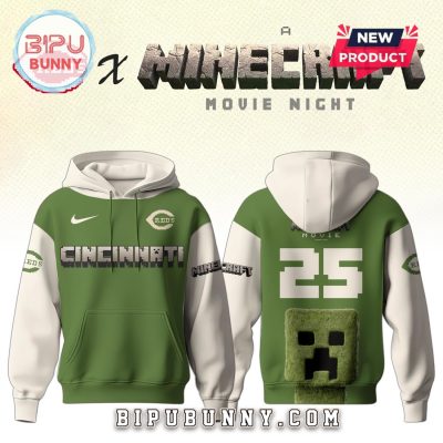 Cincinnati Reds MLB x Minecraft Movie Night Hoodie And Pants