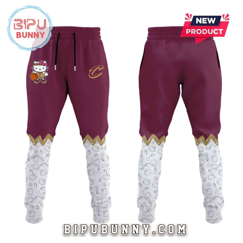 Cleveland Cavaliers x Hello Kitty Game Night Hoodie And Pants