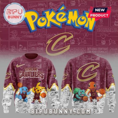 Cleveland Cavaliers x Pokémon 2025 Hoodie