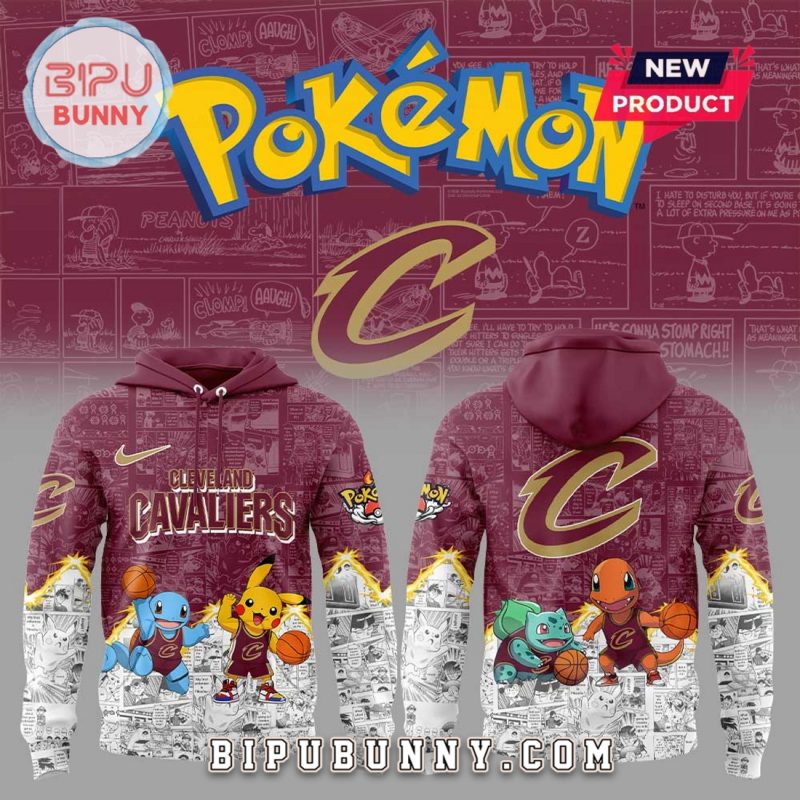 Cleveland Cavaliers x Pokémon Hoodie And Pants
