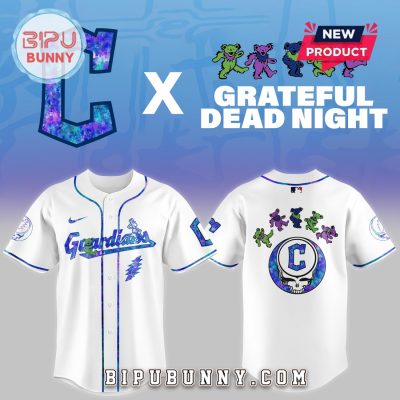 Cleveland Guardians 2025 Grateful Dead Night Baseball Jersey