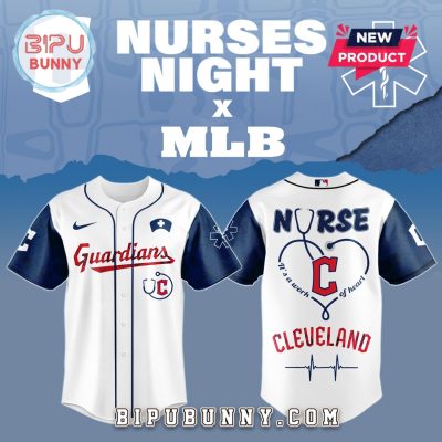 Cleveland Guardians MLB Nurses Game Night Baseball Jersey