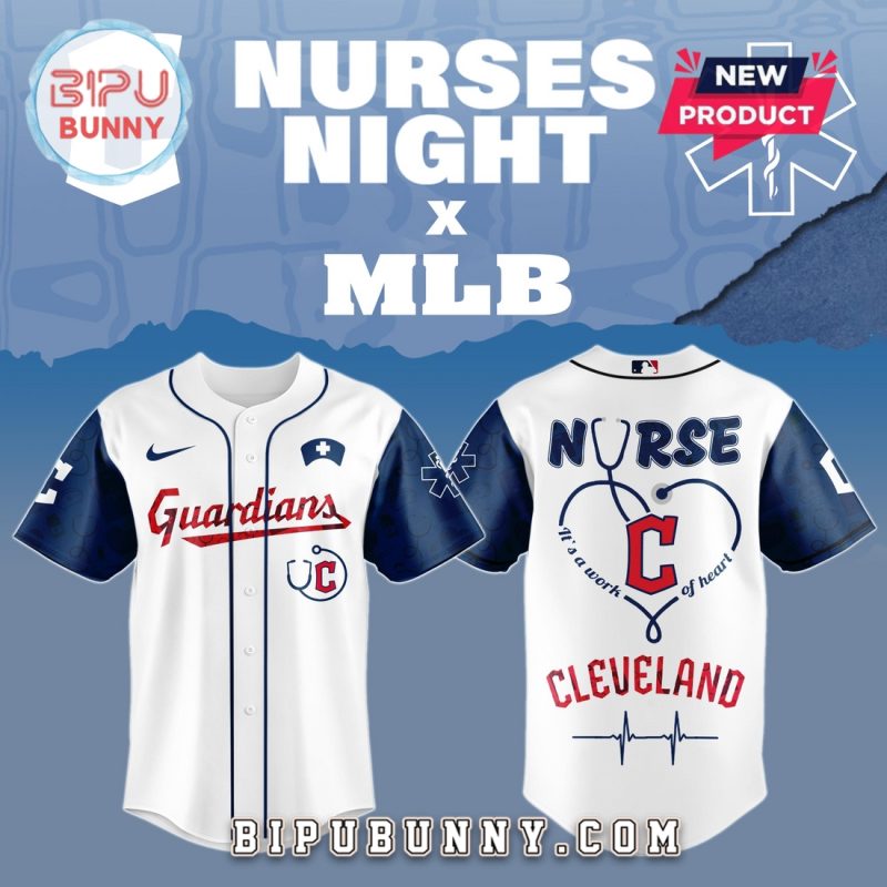 Cleveland Guardians MLB Nurses Game Night Baseball Jersey