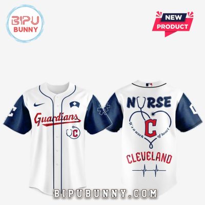 Cleveland Guardians MLB Nurses Game Night Baseball Jersey