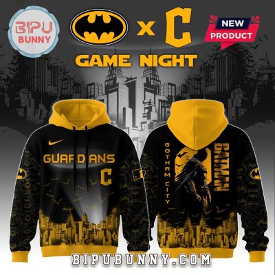 Cleveland Guardians MLB x Batman Game Night Hoodie And Pants
