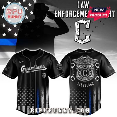 Cleveland Guardians MLB x Law Enforcement Night Baseball Jersey