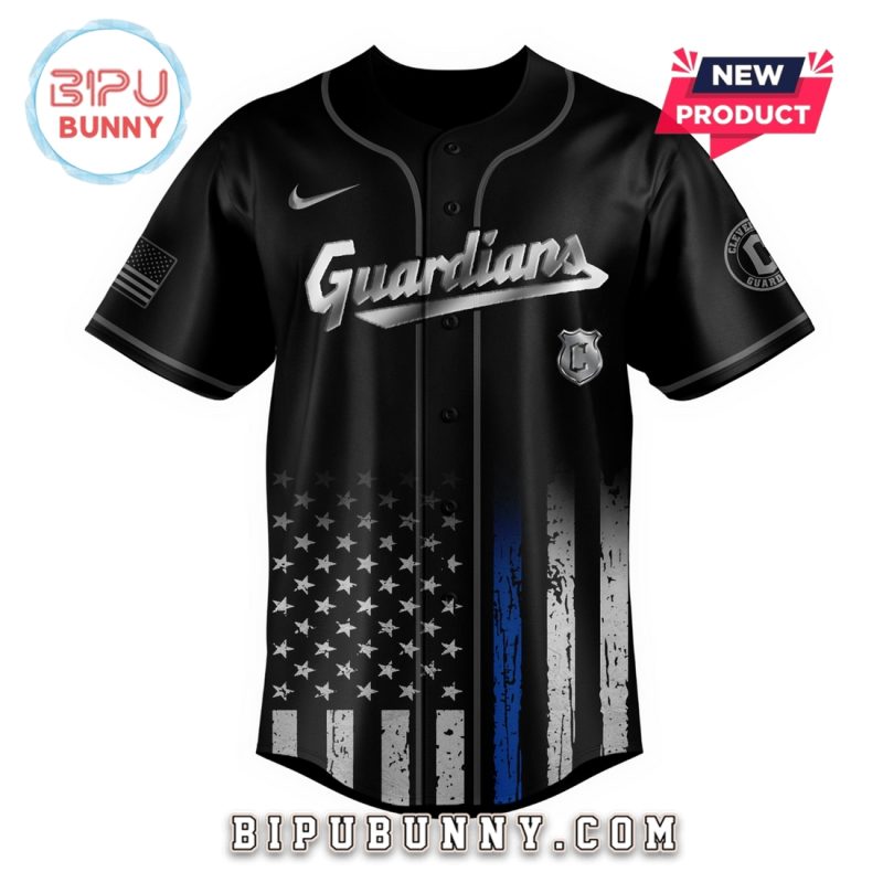 Cleveland Guardians MLB x Law Enforcement Night Baseball Jersey