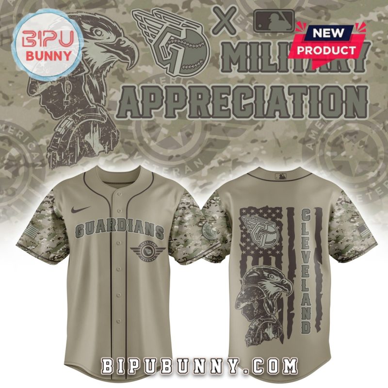 Cleveland Guardians MLB x Veteran U.S 2025 Baseball Jersey