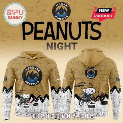 Cleveland Monsters 75th Anniversary Peanuts Hoodie