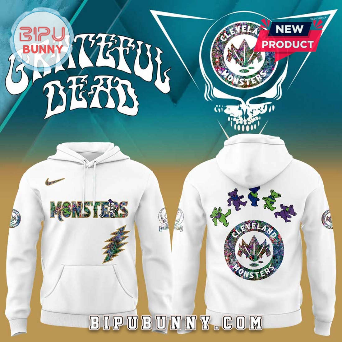 Cleveland Monsters Grateful Dead Night Hoodie And Pants Cleveland Monsters Grateful Dead Night Hoodie And Pants