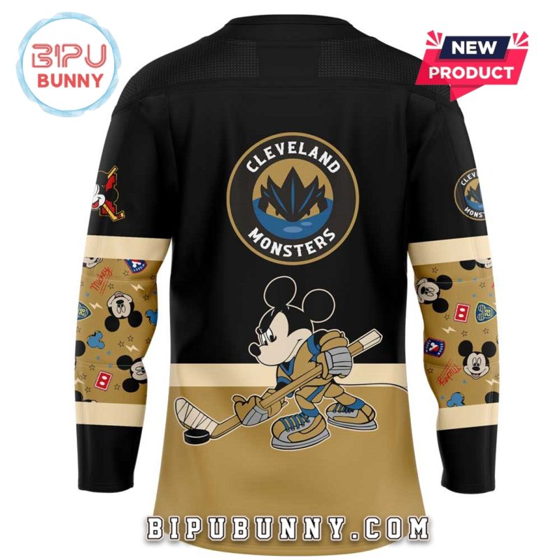 Cleveland Monsters Mickey & Friends Hockey Jersey