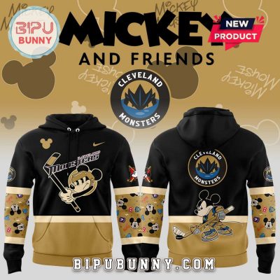 Cleveland Monsters Mickey & Friends Hoodie And Pants
