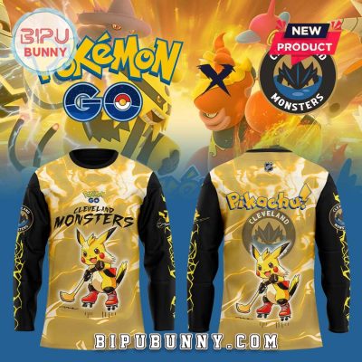 Cleveland Monsters x Pokémon GO Hockey Jersey