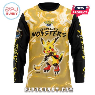 Cleveland Monsters x Pokémon GO Hockey Jersey
