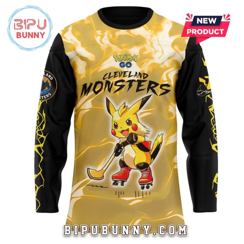 Cleveland Monsters x Pokémon GO Hockey Jersey