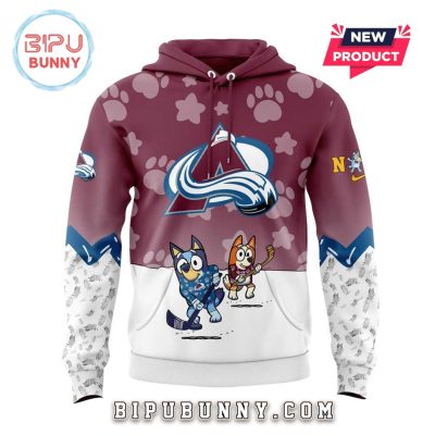 Colorado Avalanche Bluey and Bingo Hoodie And Pants