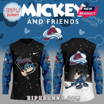 Colorado Avalanche Mickey & Friends Hockey Jersey