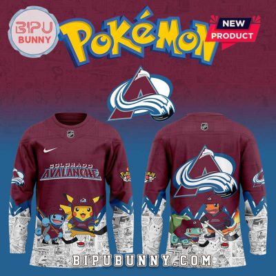 Colorado Avalanche x Pokémon Hockey Jersey