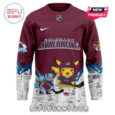 Colorado Avalanche x Pokémon Hockey Jersey