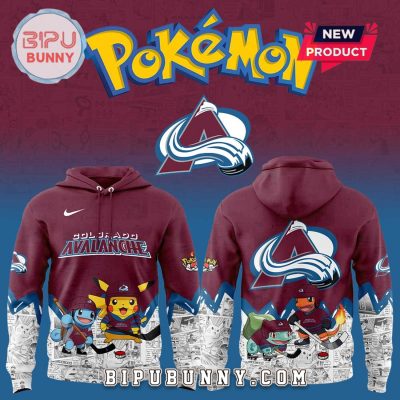Colorado Avalanche x Pokémon Hoodie And Pants