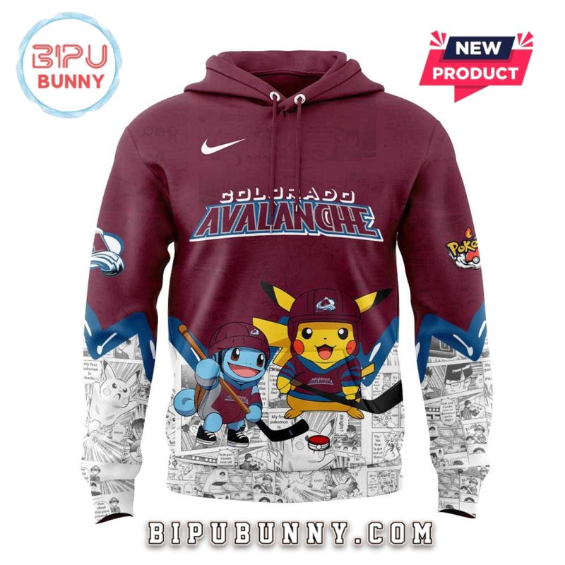 Colorado Avalanche x Pokémon Hoodie And Pants