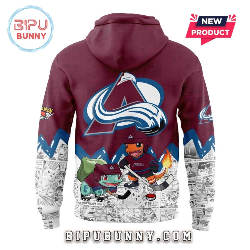 Colorado Avalanche x Pokémon Hoodie And Pants