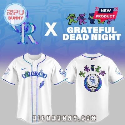 Colorado Rockies 2025 Grateful Dead Night Baseball Jersey