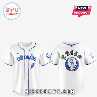 Colorado Rockies 2025 Grateful Dead Night Baseball Jersey