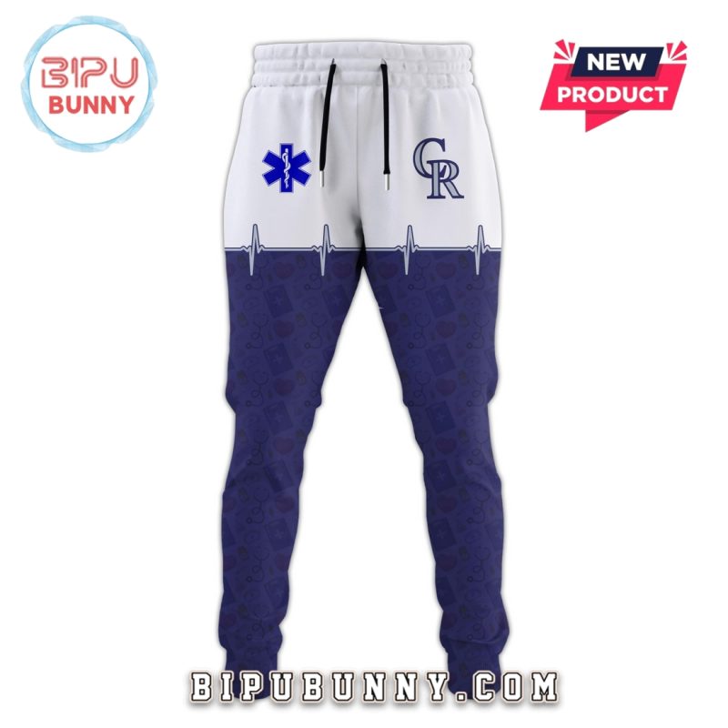 Colorado Rockies MLB Nurses Game Hoodie And Pants