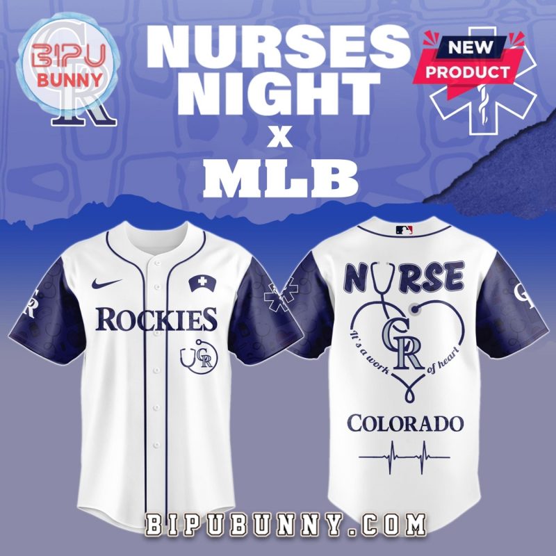 Colorado Rockies MLB Nurses Game Night Baseball Jersey