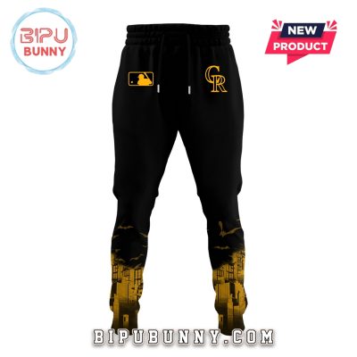 Colorado Rockies MLB x Batman Game Night Hoodie And Pants